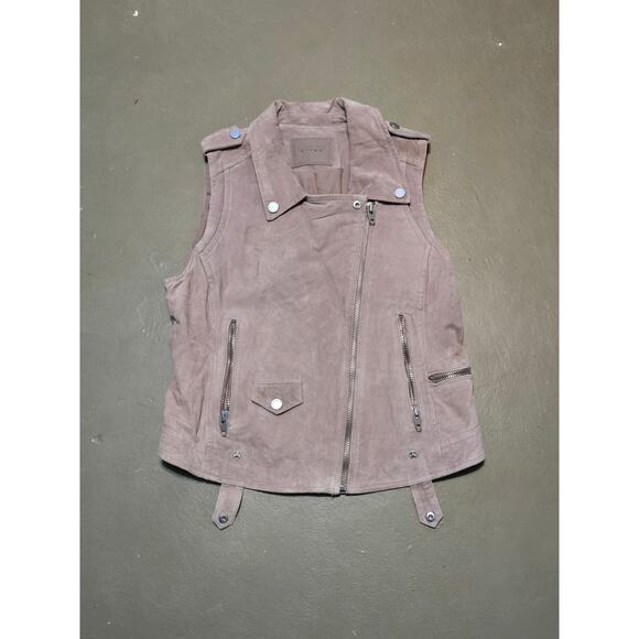 !it jeans Jackets & Blazers - [BLANKNYC] Leather Tan Moto Vest Women's Size‎ Large